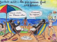 Pingouins pause